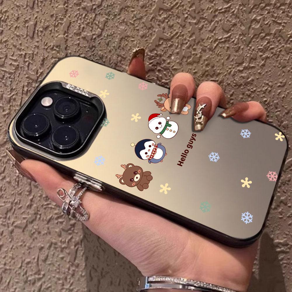 Case Phone Case For Iphone 17 16pro 15pro14 13 12 11 12pro 13pro Max 14plus Phone Funda Fashion Christmas Cover
