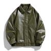 Leather Jacket Lapel Locomotive Jacket Leather Jacket Men's Korean Version Casual Fashion Trendy Men's Clothing