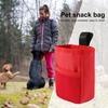 Pet Snack Bag Portable Dog Treat Bag with Mesh Pocket Oxford Cloth