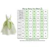 [Dressy Daisy] Toddler Girl Frog Princess Costume Cosplay Dress Set Kids Princess Magic Kiss Fancy Dress Halloween Accessories Included Size 8-10