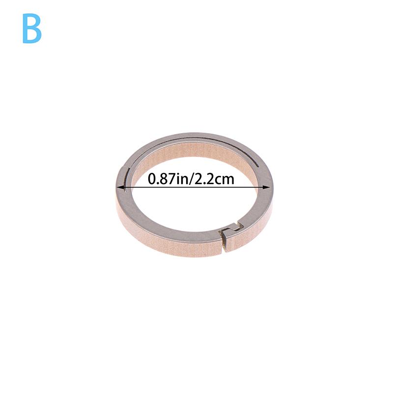 

Титановый сплав Плоское кольцо для ключей Веревка Подвесная пряжка Брелок для автомобильных ключей Держатель Быстросъемный карабин EDC Аксессуары Гаджеты 22MM