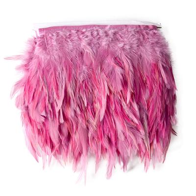 Nastro di Piume di Pollo Soffici da 1 Metro 8-13 cm per Abiti da Sposa Decorazione Vestito Nastro di Piume di Gallo Accessori da Cucito