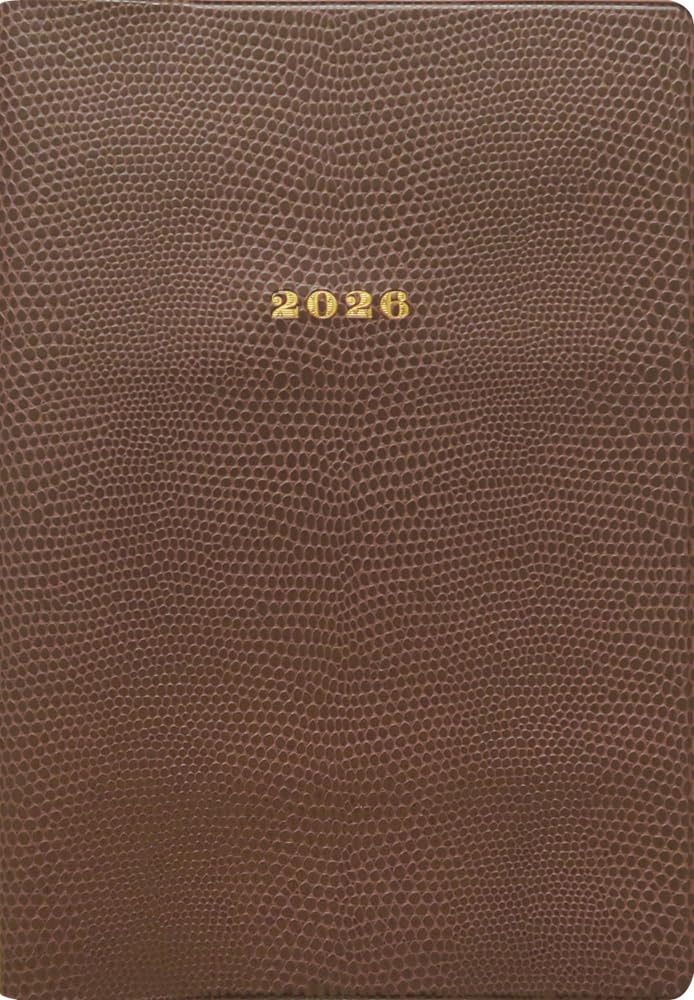 Ежедневник El Commune Matca на январь 2026, Старт, B6, Ежемесячный, Lacerta, Коричневый, DR-MG-568