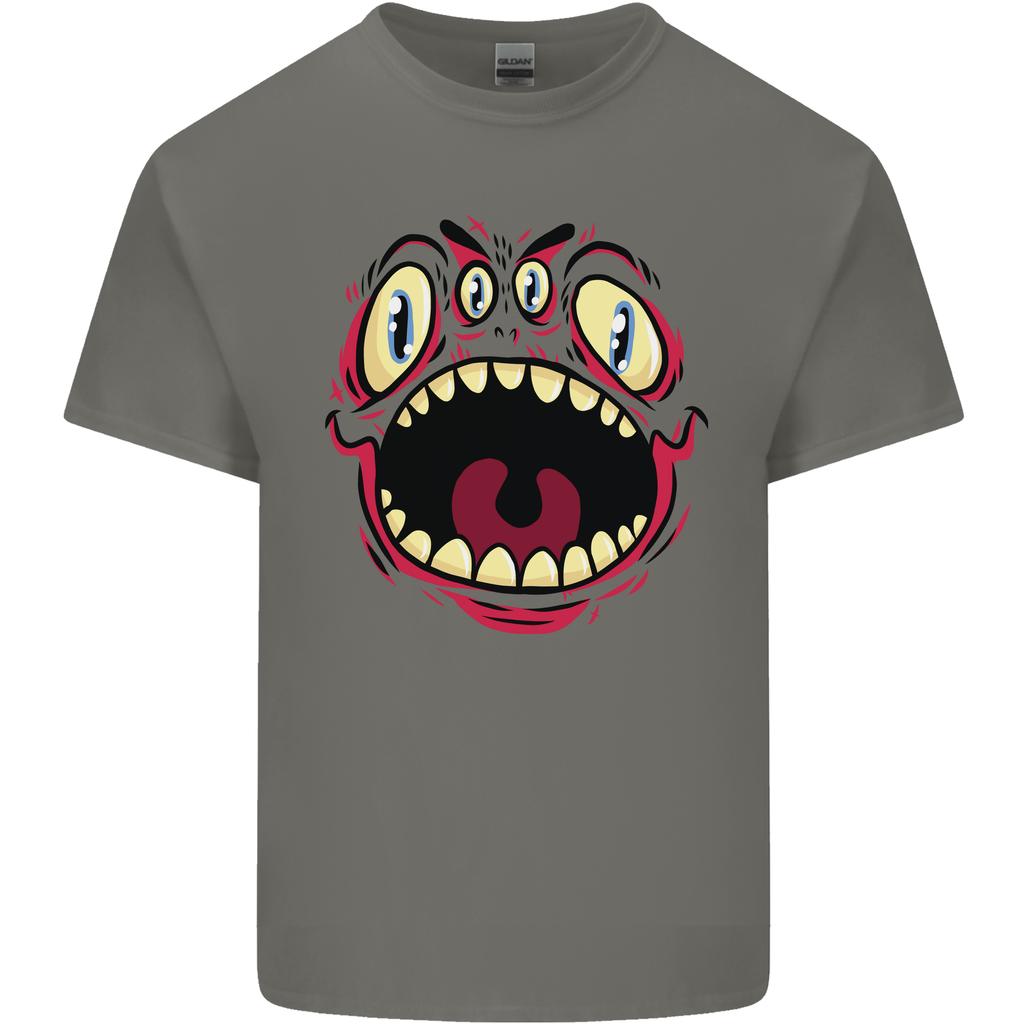 Four Eyed Scary Monster Halloween Unisexs Light Cotton TShirt