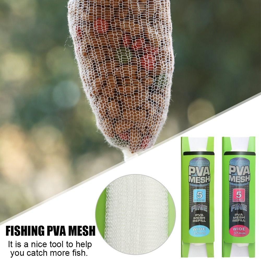 Rig Baits Tackle Accessories Carp Coarse Fishing Water Soluble Sack PVA Lure Mesh Bait Wrap Bag
