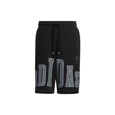 Neo Big Logo Print Sports Shorts Men Bottoms Black HN0004