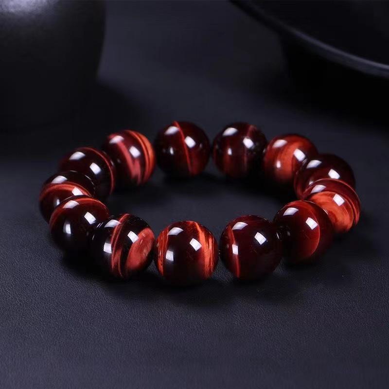 Natuurlijke Rode Tijgeroog Steen Unisex Armband