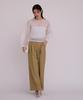 Beautiful Silhouette Wide Pants BFXN2070 SP Camel [Yours] One-Tuck Women's