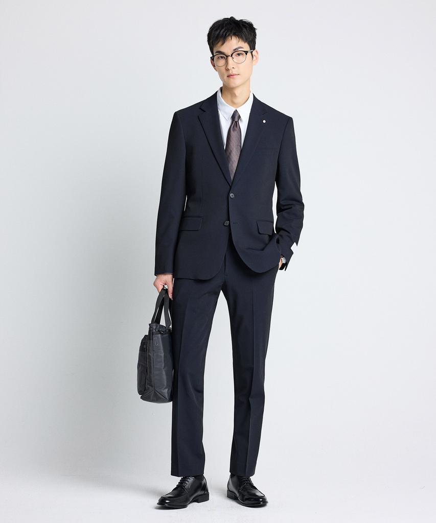 Stco [Four Seasons] Tech-Poly Four-Way Stretch Essential Formal Jacket_Navy (Slim Fit)_Ssjuz02Ssn
