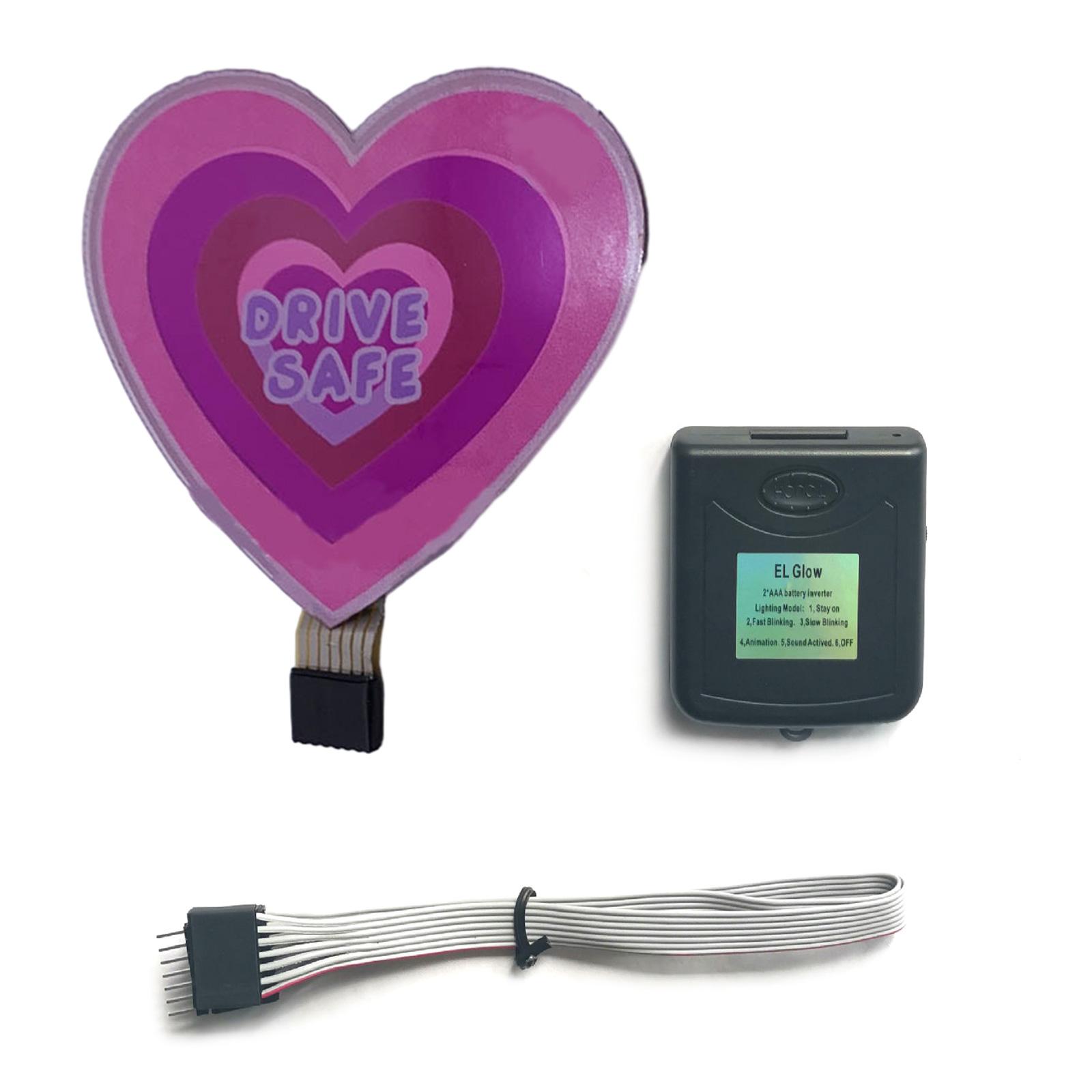 Модная светодиодная автомобильная наклейка, привлекательная автомобильная наклейка, тонкий дизайн, светящаяся автомобильная наклейка, украшение автомобиля, простая установка 7