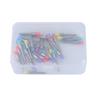 100pcs Mixed Color Nylon Brushes Flat Dental Polishing Polisher Brush