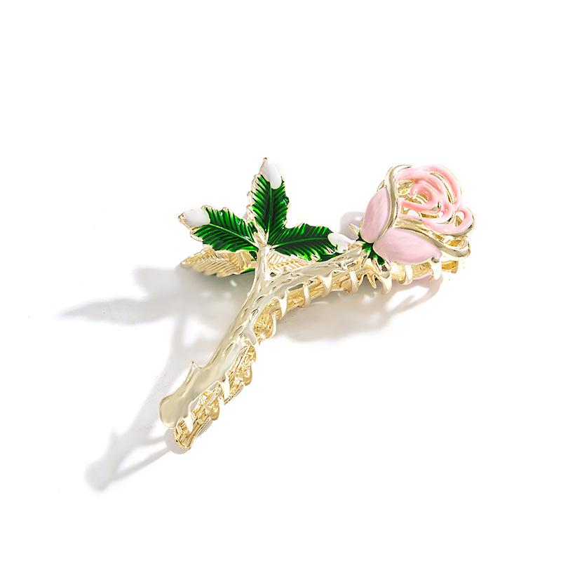 Charming Rose Hair Clip, Enchanting Tulip Hairpin, and Pastoral Wheat Ear Hair Accessories
