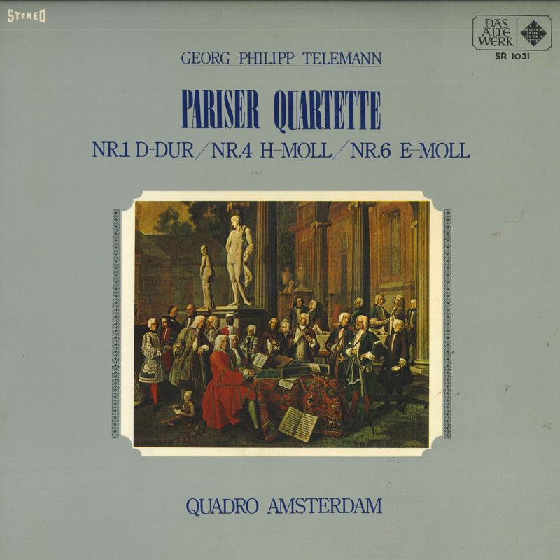 

LP Record - Telemann: Paris Quartet SR1031 TELEFUNKEN Japan Classical Used