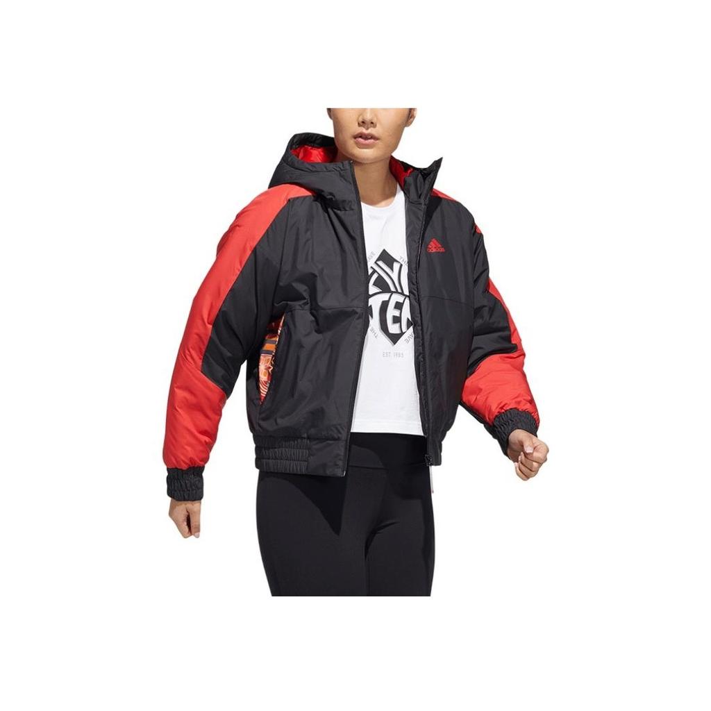 Adidas Cny Spring Festival Outdoor Warm Hooded Jacket Women Jacket Black HI3266