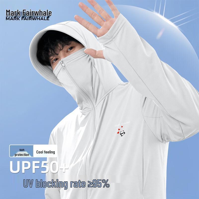 Mark Fairwhale Men s UPF50+ Cooling Hooded Sun Protection Shirt 2XL