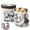 Durable Reusable Onion Potatoes Storage Bag Drawstring With Side Zipper Vegetable Storage Bags Large Kitchen Storage Pouch