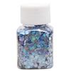 15 Colors Holographic Chunky Glitter 30G/Jar Laser Flakes Nail Glitter For Jewelry Making DIY Sewing Resin Art Craft Sequins
