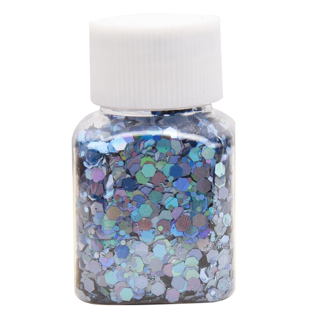 15 Colors Holographic Chunky Glitter 30G/Jar Laser Flakes Nail Glitter For Jewelry Making DIY Sewing Resin Art Craft Sequins