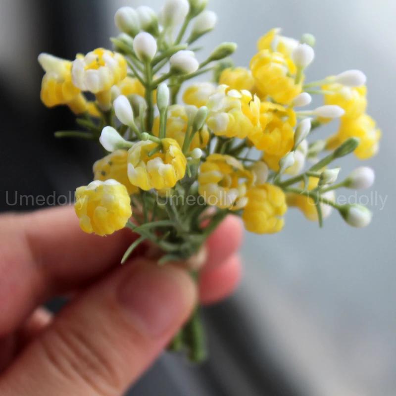 1/6 Scale Mini House Decoration Miniature Dollhouse Glass Flower Vase for BJD Blyth Doll Accessories Toy