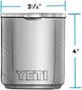 YETI Rambler 10 Stackable Lowball 2.0 Vacuum Insulated Stainless Steel with MagSlider Lid, Camp Green