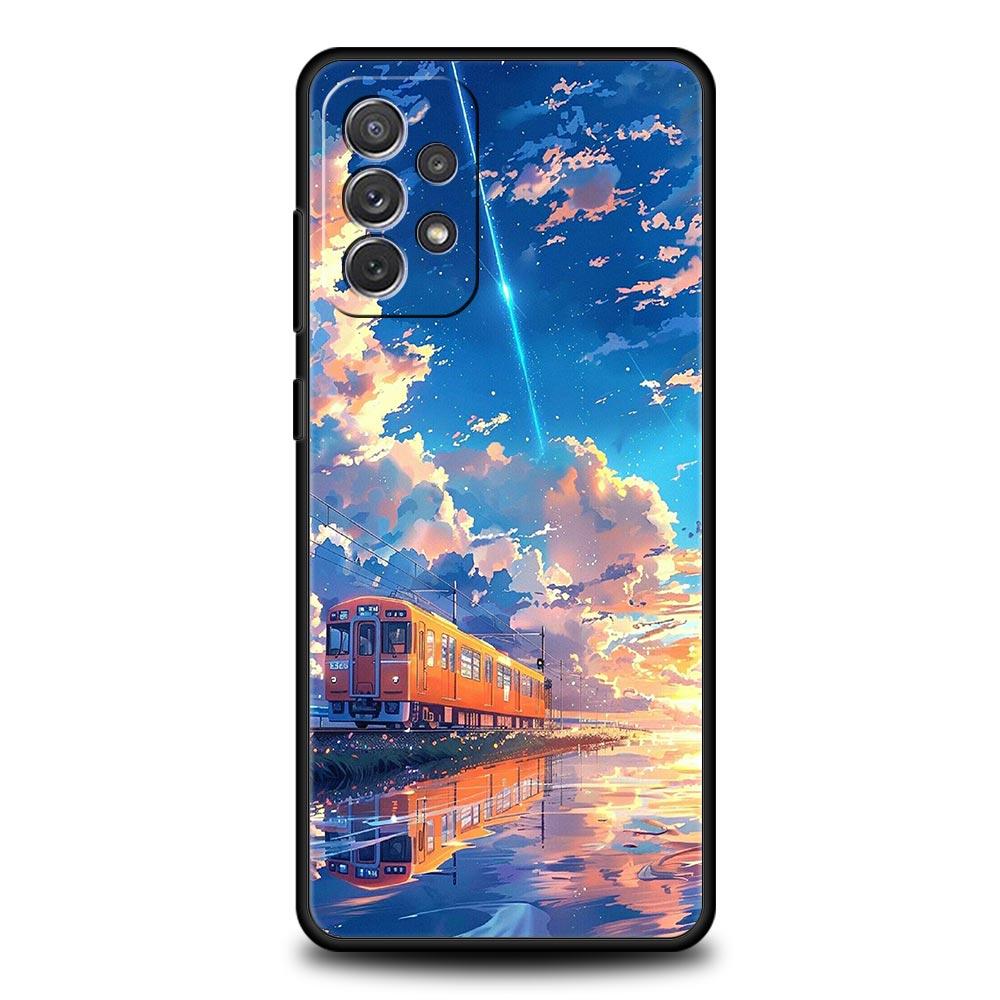 Cartoon Sky Phone Case for Samsung A51 A71 A21S A12 A11 A15 A25 A31 A41 A23 A33 A53 A73 A03S A05S A13 5G A35 A55 Cover