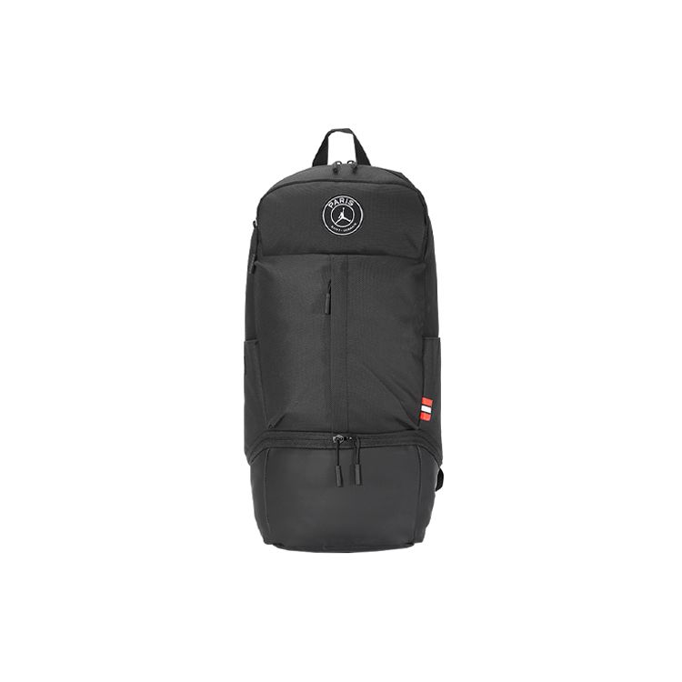 Jordan X PSG Collaboration Air Paris Saint-Germain Large Capacity Sports Polyester Basketball Backpack Unisex backpack Black 9A0278-023 Black