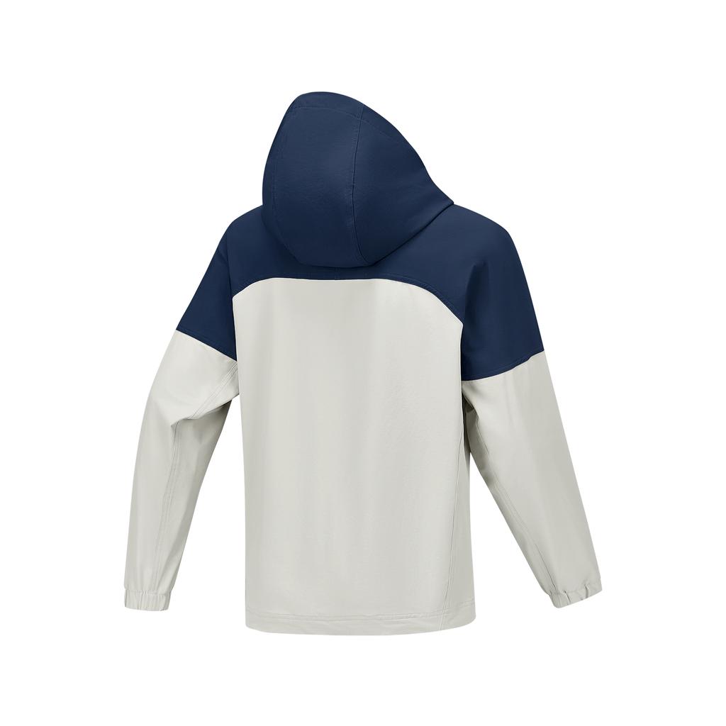 Skechers Outdoor Sports Water-Resistant Hooded Versatile Jacket Unisex Jacket Navy-Blue P225U023-002Z
