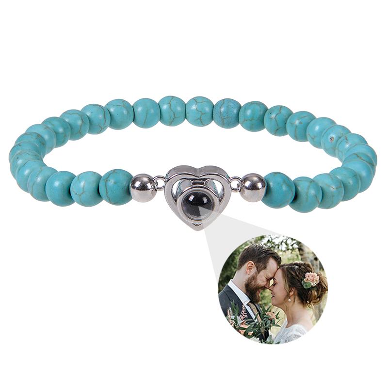Individuelles Armband mit Bild innen Personalisierte Projektionsarmbänder mit Fotos Armband mit Foto Personalisierte Gedenkgeschenke