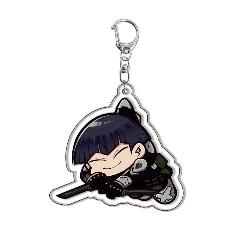 Monster 8 Acrylic Key Ring Kafka Hibino Mina Ashiro Anime Charm Layered Design Japanese Manga Merchandise Collectible Gift