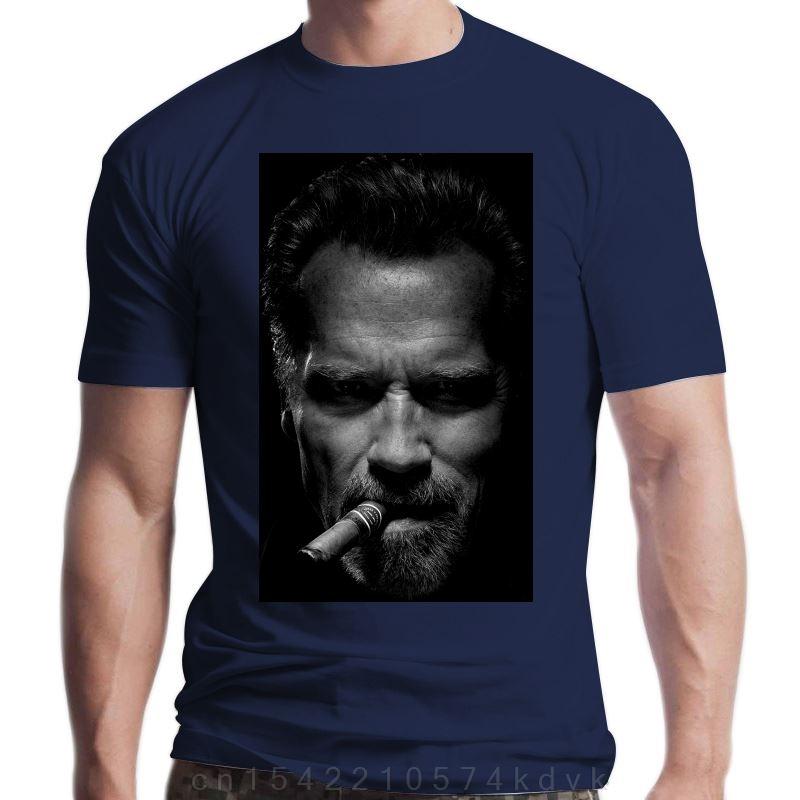 New Men Tshirts Arnold Schwarzenegger Fashion Premium Cotton Harajuku Tee Shirt Fitness Tops T Shirt O Neck Clothes