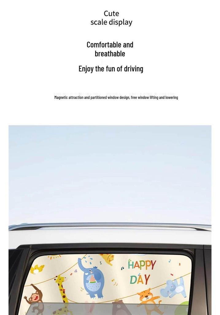 Car Privacy Blackout Curtains: Sunshade for Rear Window and Stroller