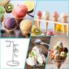 Ice Cream Cone Holder Black Iron Cotton Candy Stand Home Iron Art Ice Cream Cone Holder for Ice Cream Cone Candy Popcorn