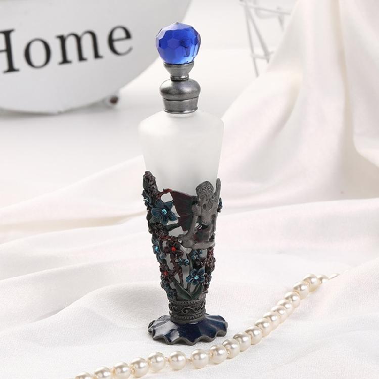 Premium 25ml Empty Fragrances Bottle With Enamel Artwork Constructed From Zinc Alloys And Glass