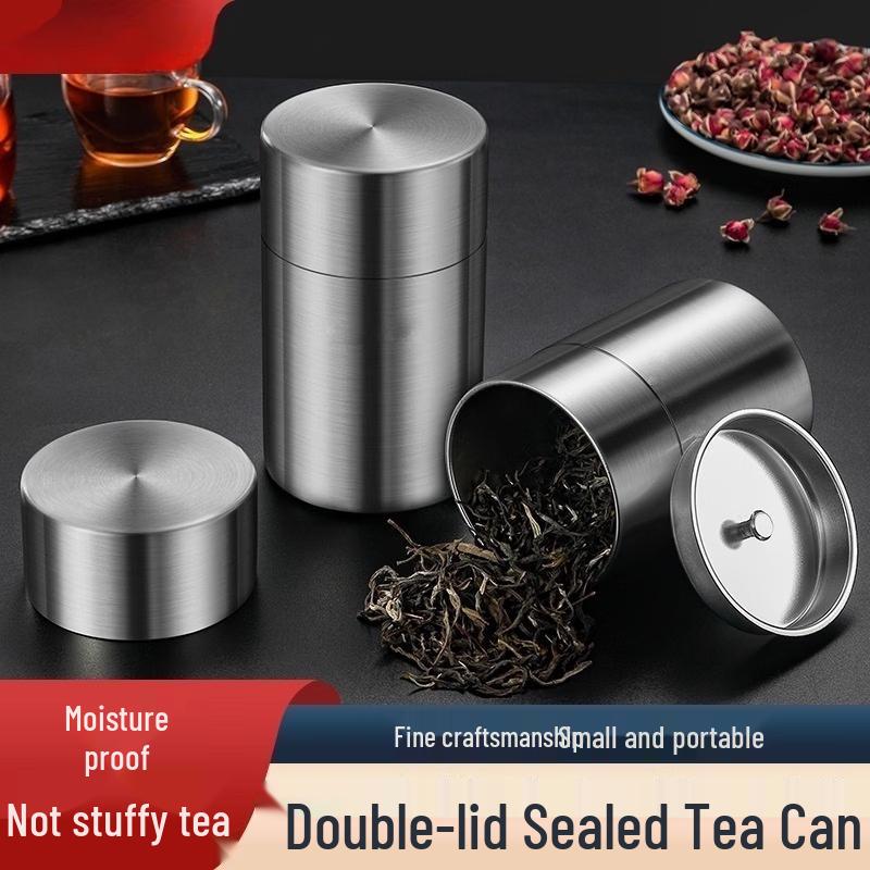 Yipan Airtight Tea Storage Canister with Transparent Lid