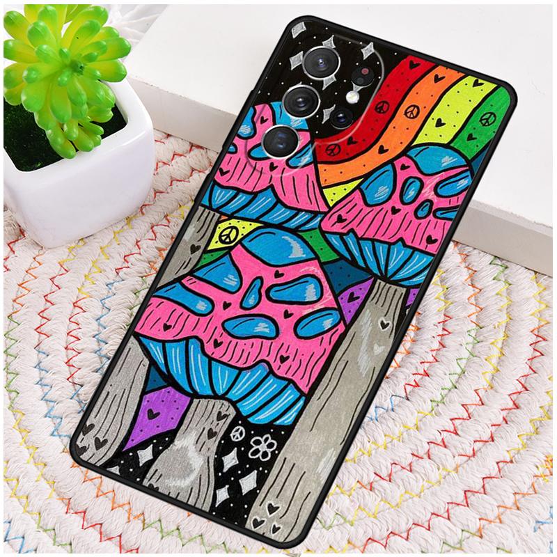 Frog Mushroom Cottagecore Phone Case for Samsung Galaxy Note 10 Pro S26 Ultra S23 S24 FE S25 S21 S22 PLUS Shockproof Cove