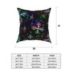 Santa Claus  Christmas Patterns Square Pillow Case Polyester Cushions for Sofa Creative Cushion Covers