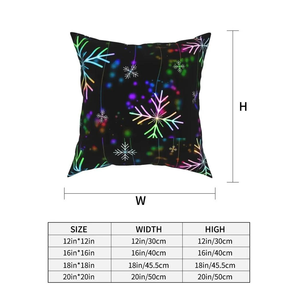 Santa Claus Christmas Patterns Square Pillow Case Polyester Cushions for Sofa Creative Cushion Covers