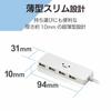 ELECOM USB Hub USB2.0 Type-C A Female 4 Port Bus Powered 15cm Cable Compatible with MacBook/iPad/Surface GO Pro 7 / Chromebook etc. White Face U2HC-A4