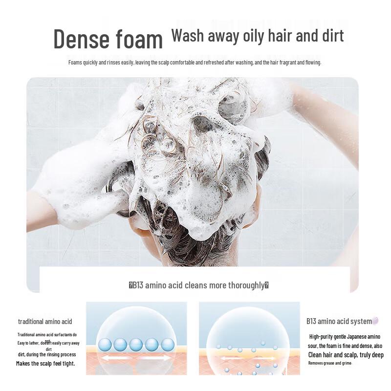 ASAKA Oil Control Anti-Dandruff Amino Acid Shampoo & Fragrance Shower Gel Gift Set