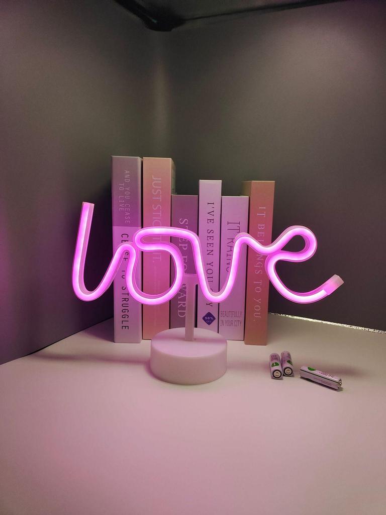 Romantic Neon LED Decorative Desktop Lights - Ins Style