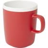 Glass "Lilio" 310 Ml Ceramic Mug Red