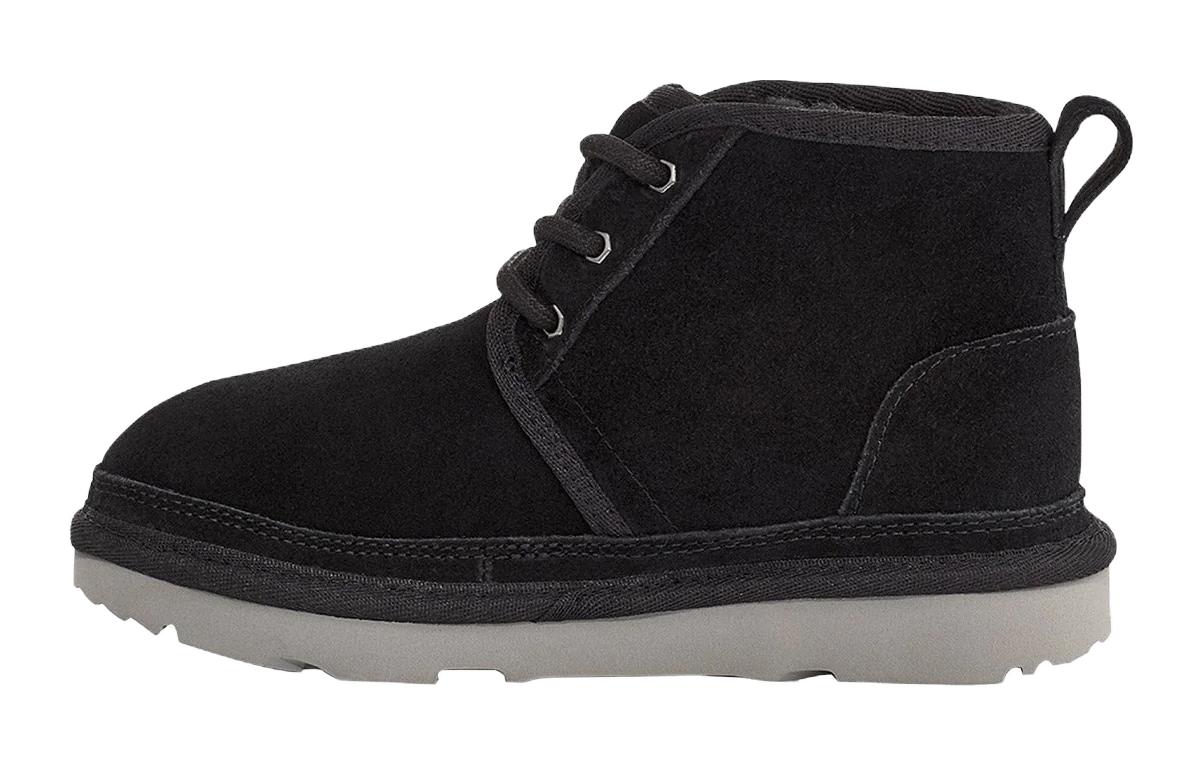 UGG Neumel Graphic Boot Black Grey Suede Kids 1130787K-BGSD 35