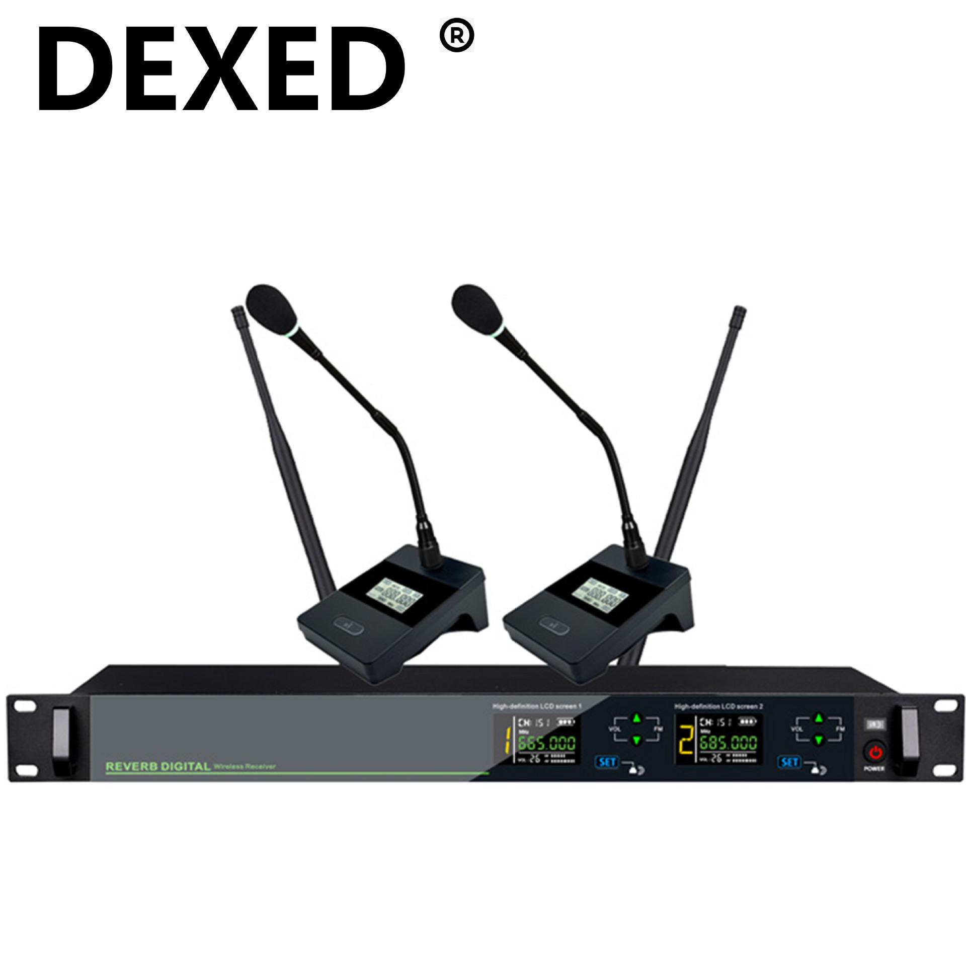 

Wireless UHF Dual Microphone Set for Live Performances and KTV чорний