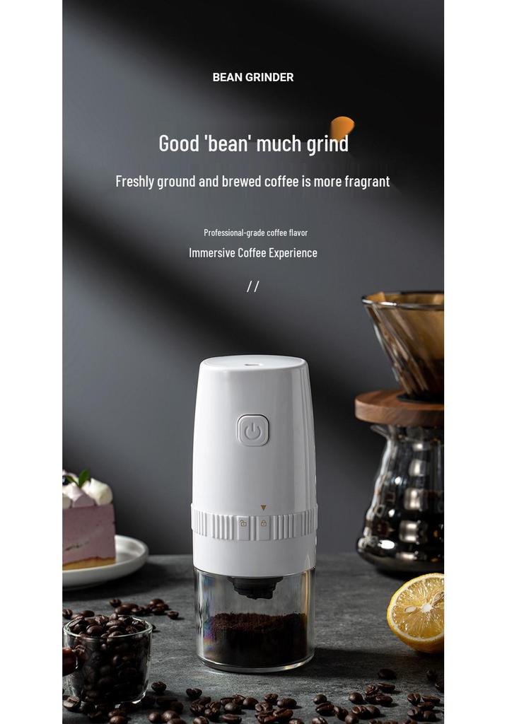Fully Automatic Portable Electric Coffee and Grain Grinder