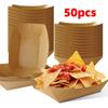 Disposable Kraft Paper Hotdog Boat Trays Eco Friendly Waterproof Food Packing for Food Festivals Street Vendor Use