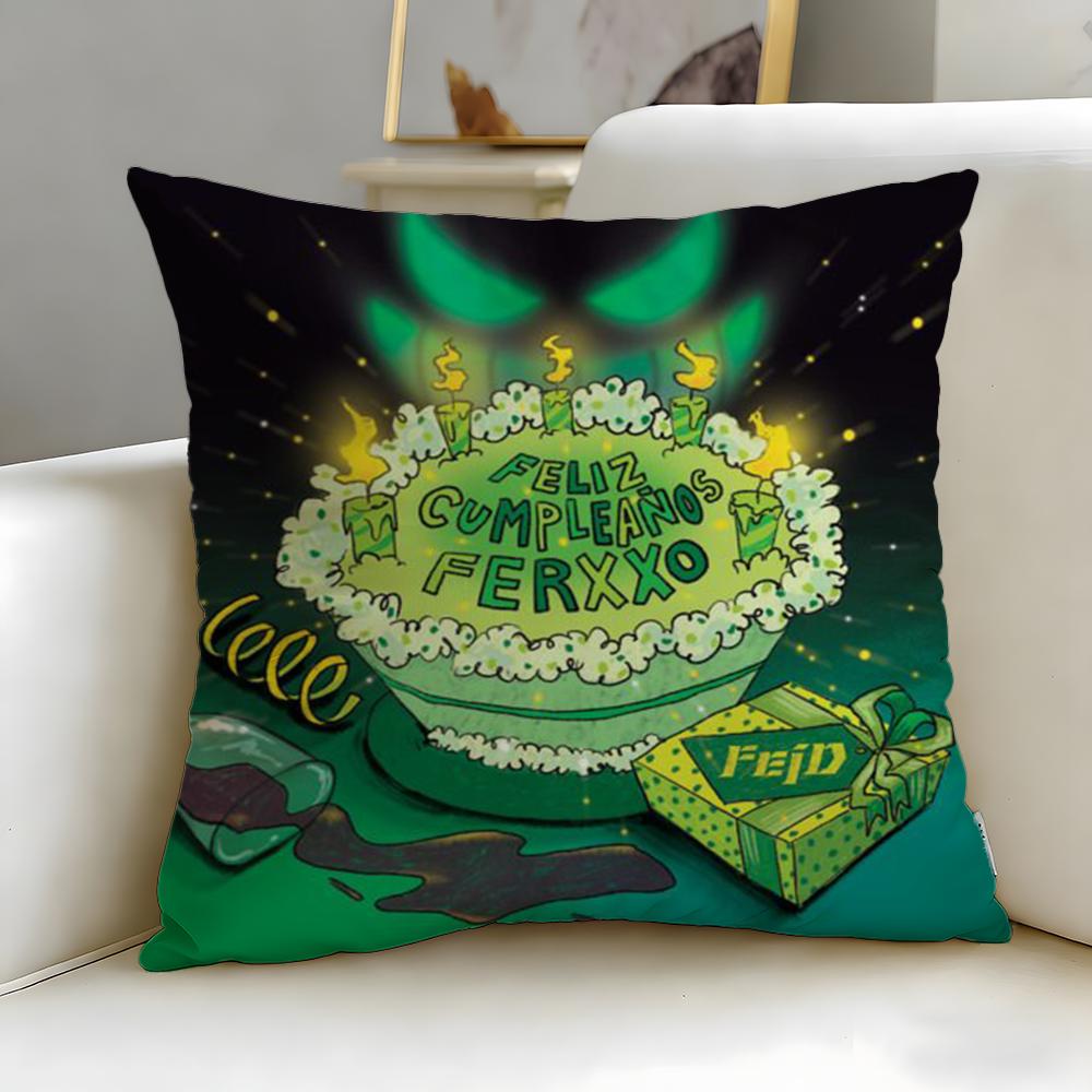 

popular singer Feid Cushion Cover Soft EasyWash Pillow Case Versatile for Couch Bed Travel and Office 30X30cm
