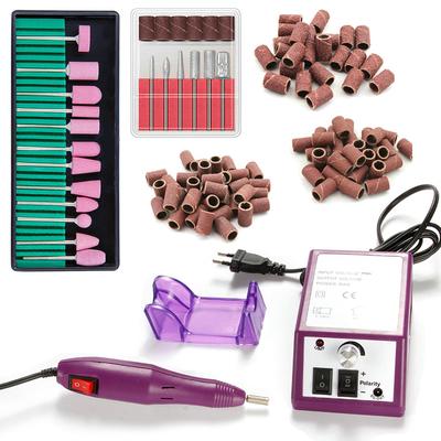 Set di frese per trapano elettrico per unghie per rimozione gel di lima per levigatura per pedicure manicure