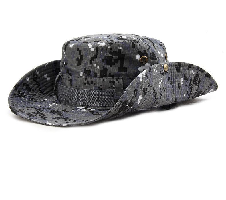 Double-Sided Outdoor Wide Brim Bucket Hat for Fishing, Hiking, and Sun Protection