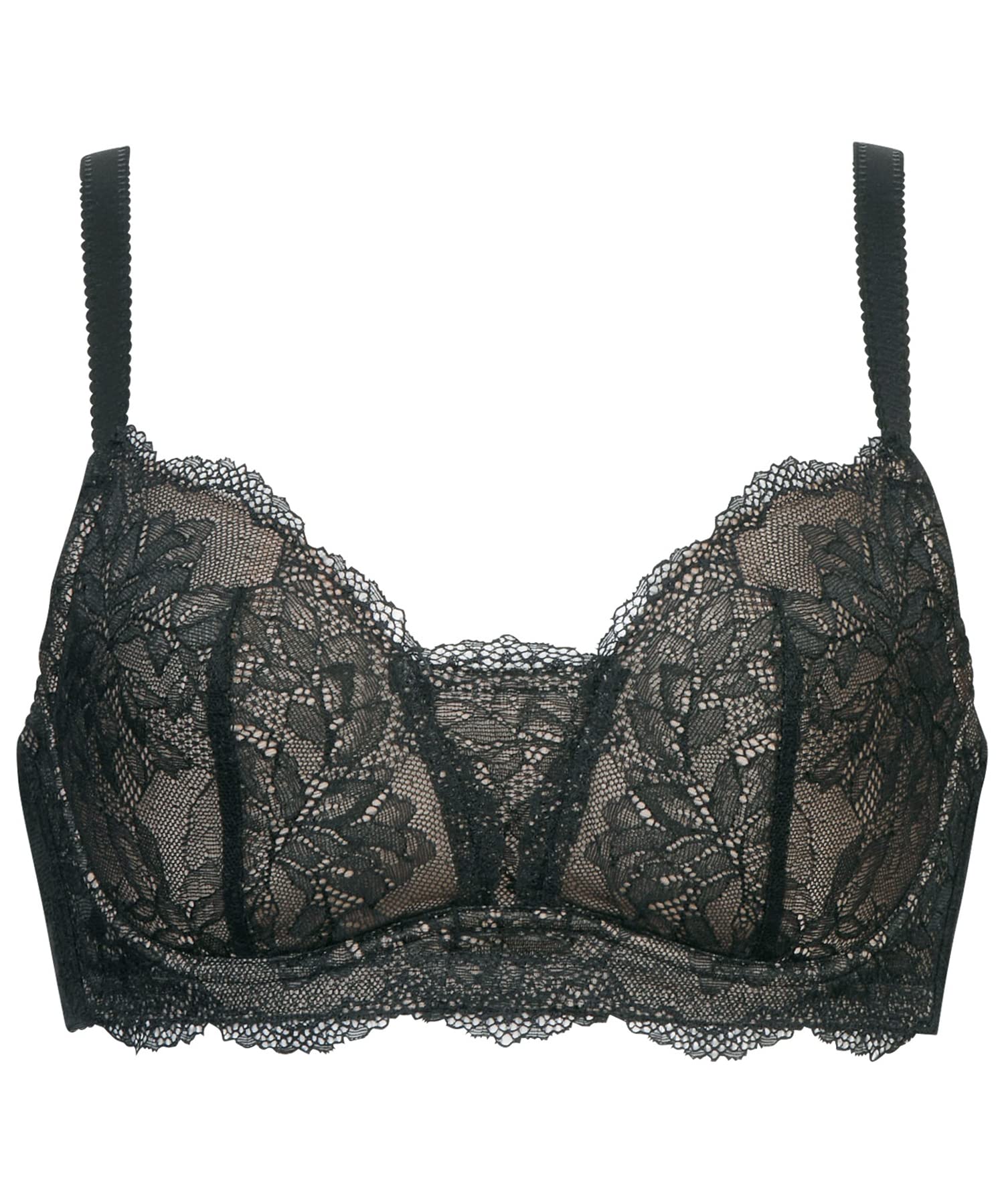 

Bra Wing Lesiage Large size in cup PB1001 BL F85 [Wing/Wacoal] [Small-looking bra] [Available D-H cups] 3/4 Women s