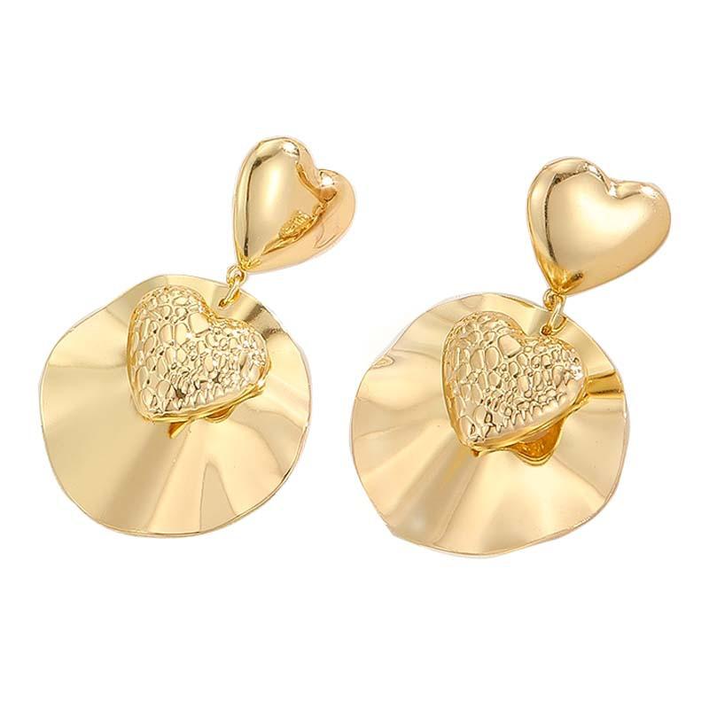 Exaggerated Earrings, High-end Earrings, Fashionable Style Glossy Earrings, Ins Jewelry